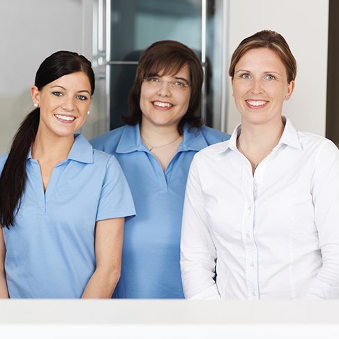 Dental team ready to help patients